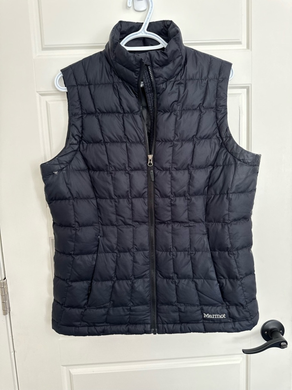 Marmot Black down fill puffer Vest - Picture 2 of 15